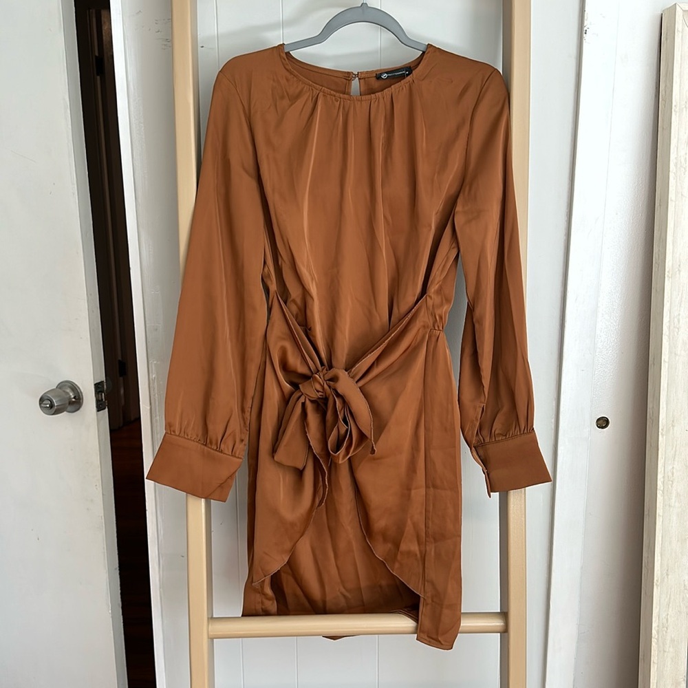 Satin Work Dress